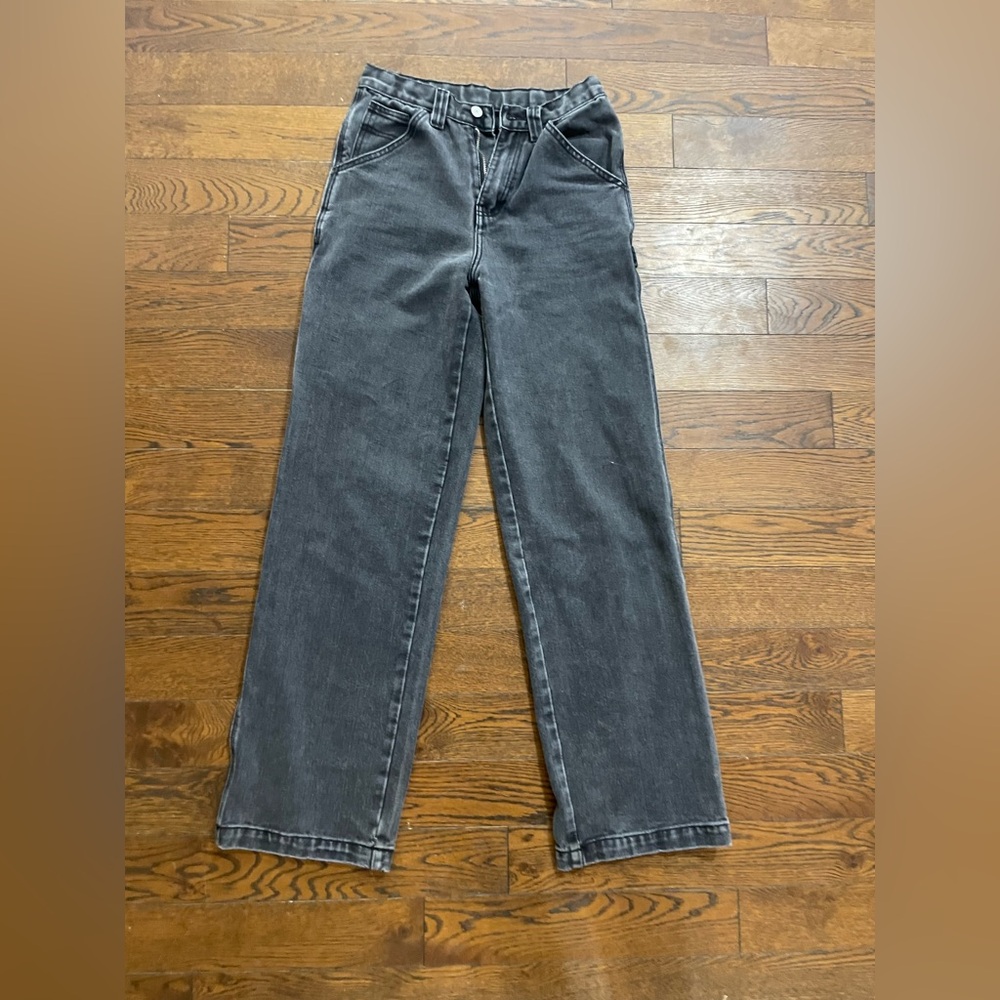 Brandy Melville Charcoal Straight Leg Jeans